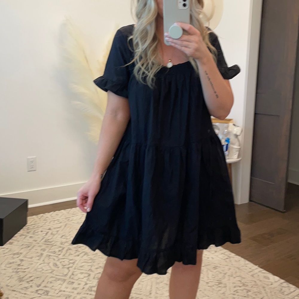 Black summer dress